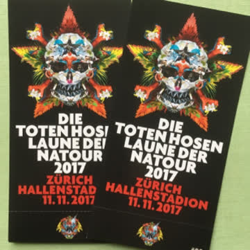 1 Tote Hosen Ticket für 11.11. in Zürich
