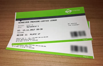 Exsila Artikel: 2 Kinotickets Justice League (Vorpremiere, 14.11. in Bern)