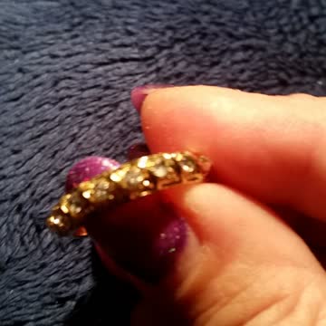 Modeschmuck vergoldet Gr.8 Neu