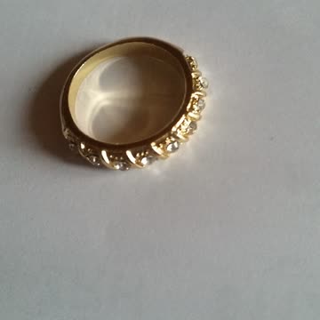 Modeschmuck vergoldet Gr.8 Neu