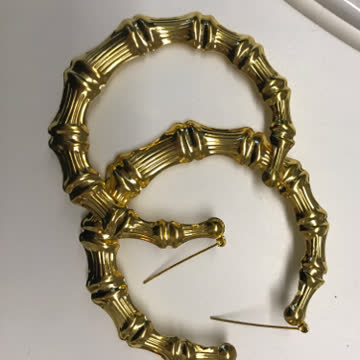 Exsila Artikel: NEU Ohrringe gross goldig