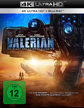 Valerian - Die Stadt der tausend Planeten (4K Ultra HD + Blu-ray)