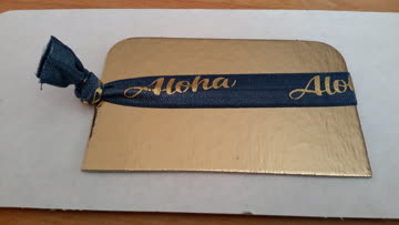 Exsila Artikel: Haargummi, Aloha, neu, 1 m länge, 1,5 cm breit