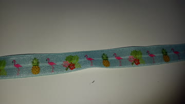Armband, Gummi, Ananas,Flamingo, neu,1 m länge, 1,5 cm breit