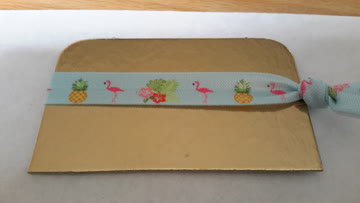 Armband, Gummi, Ananas,Flamingo, neu,1 m länge, 1,5 cm breit