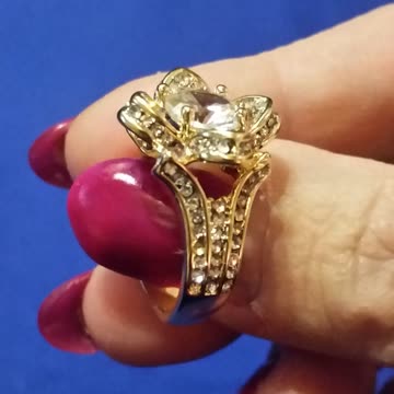 Modeschmuck neu vergoldet Gr.7