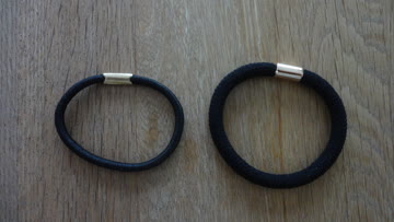 Exsila Artikel: NEU! 2 schwarze Haargummis