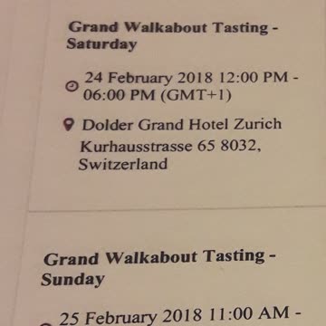 2 Tickets fürs 'MATTER OF TASTE ZÜRICH' 24. - 25.02.