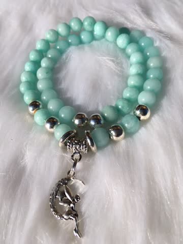 Exsila Artikel: Amazonit-Stein - Armband NEU!