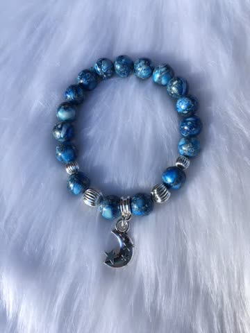 Exsila Artikel: Marble Spacer-Stein - Armband NEU!