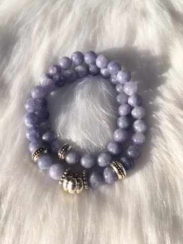 Exsila Artikel: Angelit-Stein - Armband (doppelt) NEU!