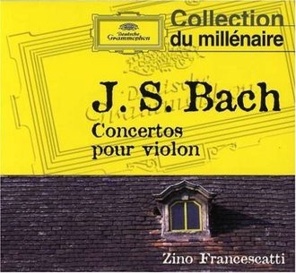Zino Francescatti - Bach: Conciertos Para Violin