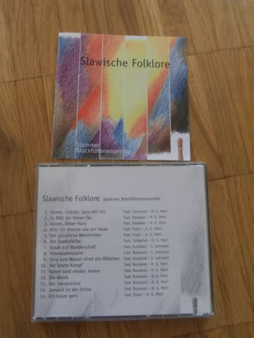 CD "Slawische Folklore" v. Stammer Blockflöten-Ensemble
