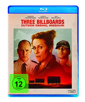 THREE BILLBOARDS OUTSIDE - MOV [Blu-ray] [2017] [Region A & B & C]