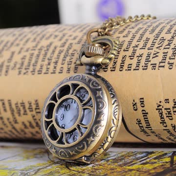 Taschen- Umhängeuhr Bronce mit Deckel Top Angebot