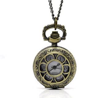 Taschen- Umhängeuhr Bronce mit Deckel Top Angebot