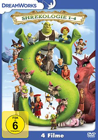 Shrekologie 1-4, 4 DVD