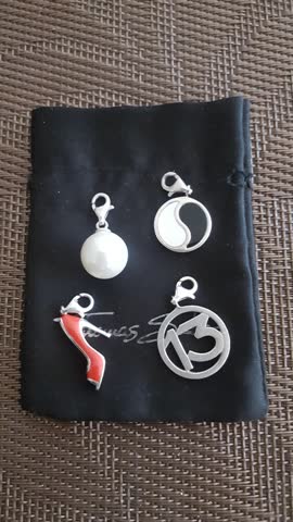 4x CHARMS THOMAS SABO SILBER 925.