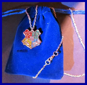 Harry Potter Halskette mit Patch / Badge Nachbildung z. Film