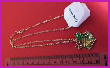 Harry Potter Halskette mit Patch / Badge Nachbildung z. Film