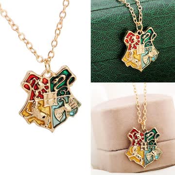 Harry Potter Halskette mit Patch / Badge Nachbildung z. Film