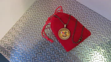 Harry Potter Hogwarts Amulett mit Halskette