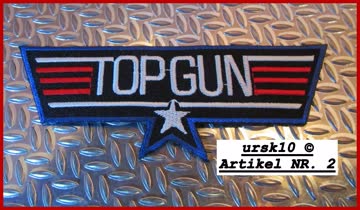 TOP GUN Fliegerschule Badge Badge zum Film Top Gun 100% Neu