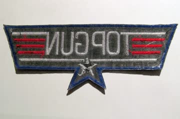 TOP GUN Fliegerschule Badge Badge zum Film Top Gun 100% Neu