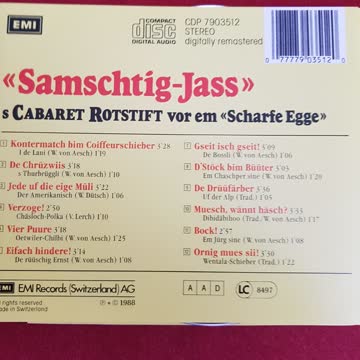 Samschtig Jass mit em Cabaret Rotstift