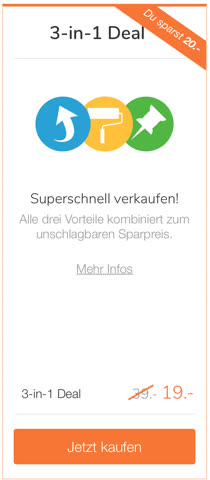"3-in-1 Deal" Code tutti.ch