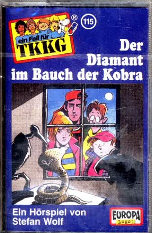 TKKG 115: der Diamant im Bauch der Kobra [Musikkassette]