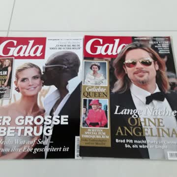 2 Gala Zeitschriften von 2012