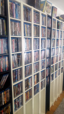 Filmregal für ca. 1920 Blu-rays / DVD-Regal / Bücherregal