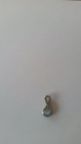 Halsschmuck Silber mit Aquamarin