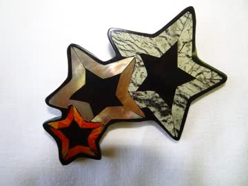 Exsila Artikel: Brosche Sterne NEU