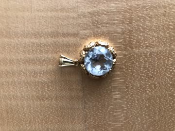 Exsila Artikel: Anhänger mit Kristall, 18 Karat Gold