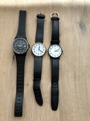Exsila Artikel: Drei Quarzuhren