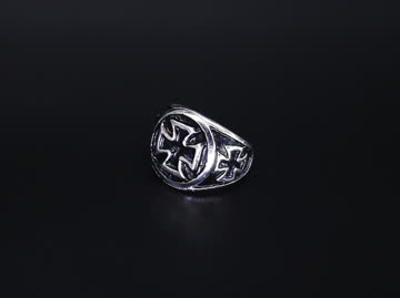 Exsila Artikel: Finger-Ring Eisernes Kreuz Biker Ring Grösse 70