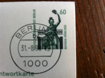 D-1990 2 Postkarten mit Antwortkarten Berlin München