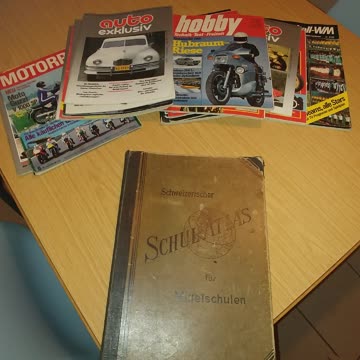 Exsila Artikel: Atlas von 1910 und div Zeitschriften von 1970/80