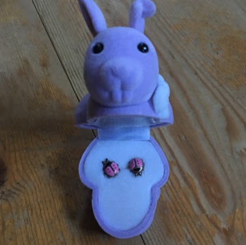 Exsila Artikel: Neue Marienkäfer Ohrstecker