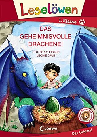 Leselöwen 1. Klasse - Das geheimnisvolle Drachenei: Großbuchstabenausgabe
