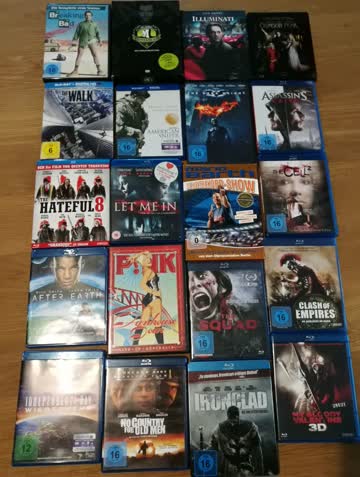 Exsila Artikel: Blu-ray / DVD Sammlung 65 Filme