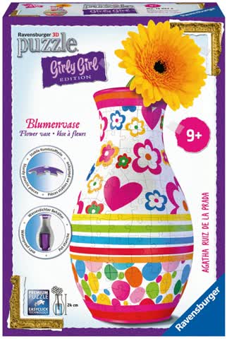 Exsila Artikel: Ravensburger 12057 - 3D Puzzle Girly Girl Edition Blumenvase