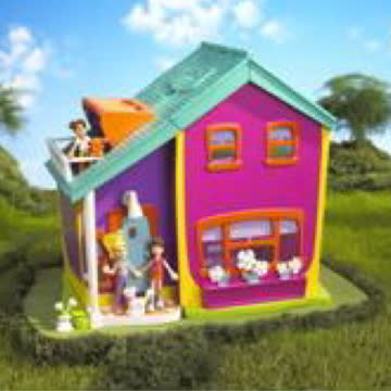 Polly Pocket Magnet Haus