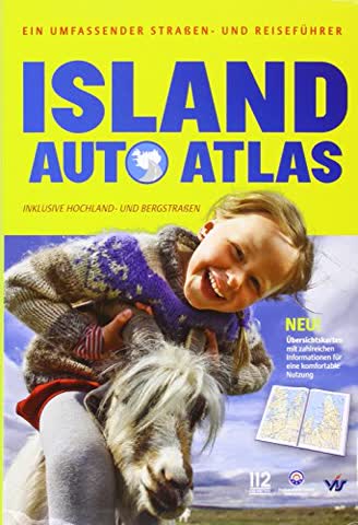 Island Auto Atlas Reisefhrer Map
