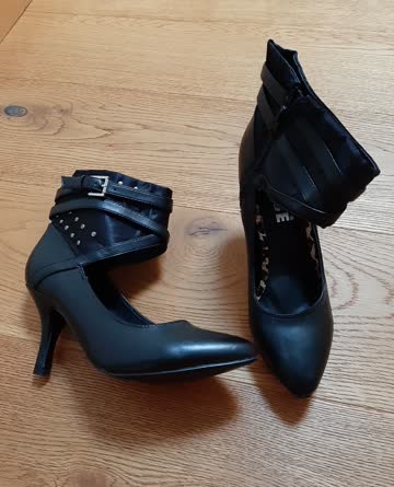 Exsila Artikel: Schöne schwarze Damenschuhe Gr. 38 NEU