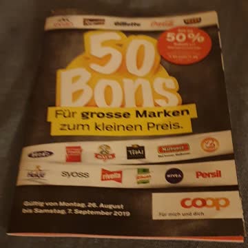 Rabatt-Bonheft Coop