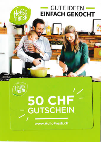 50.00 CHF Hello Fresh