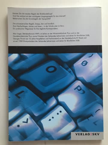 Regeln für das Maschinen- und Computerschreiben